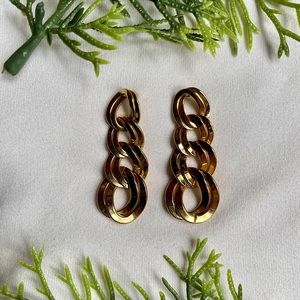 Monet Gold Earrings
